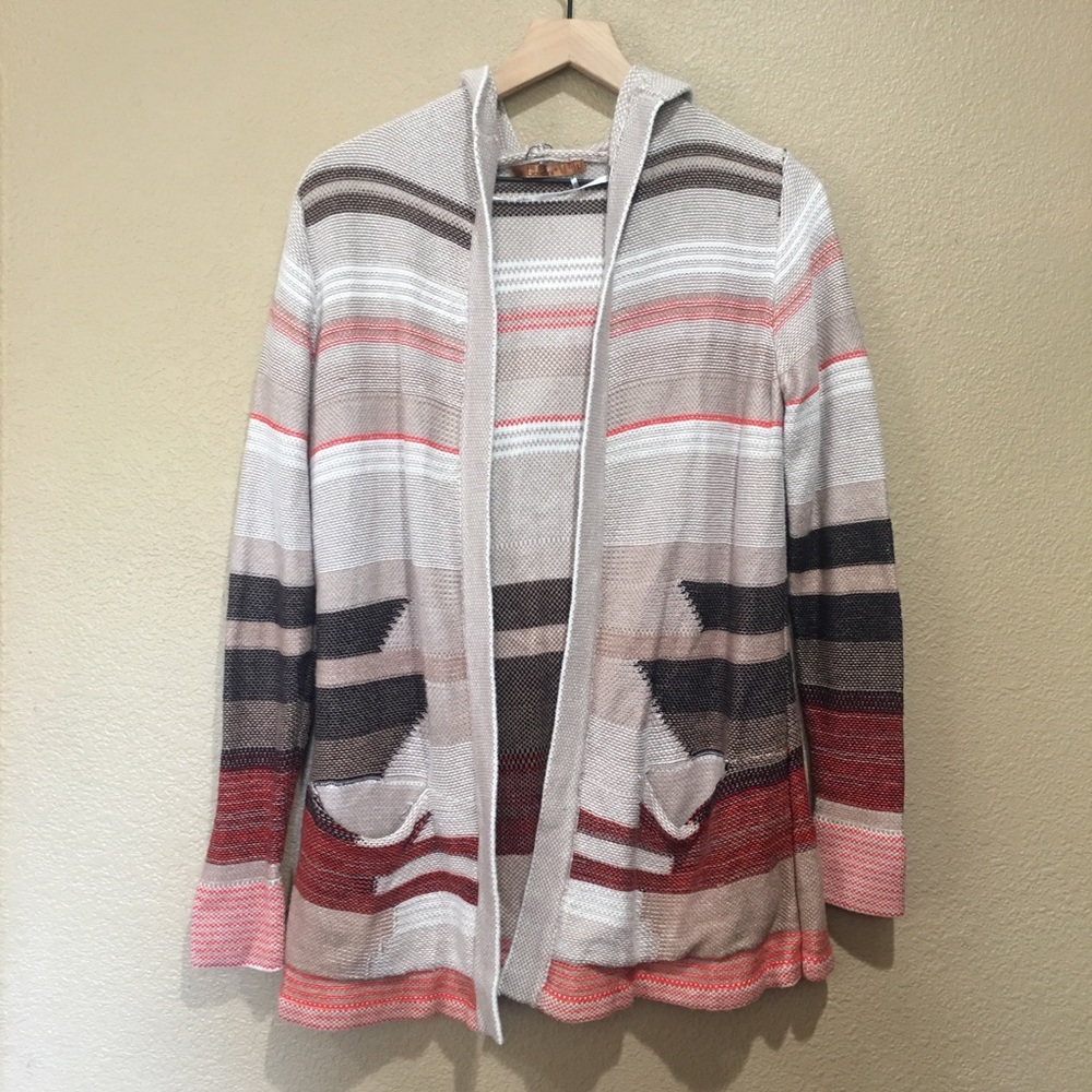 Belldini Long Sleeve Hooded Cardigan